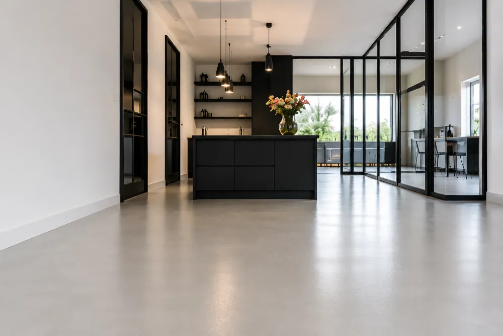 Epoxy gietvloer keuken Epoxy gietvloer keuken