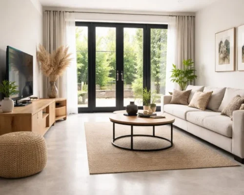 Lavasteen gietvloer woonkamer Lavasteen gietvloer woonkamer