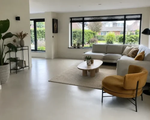 Minerale gietvloer